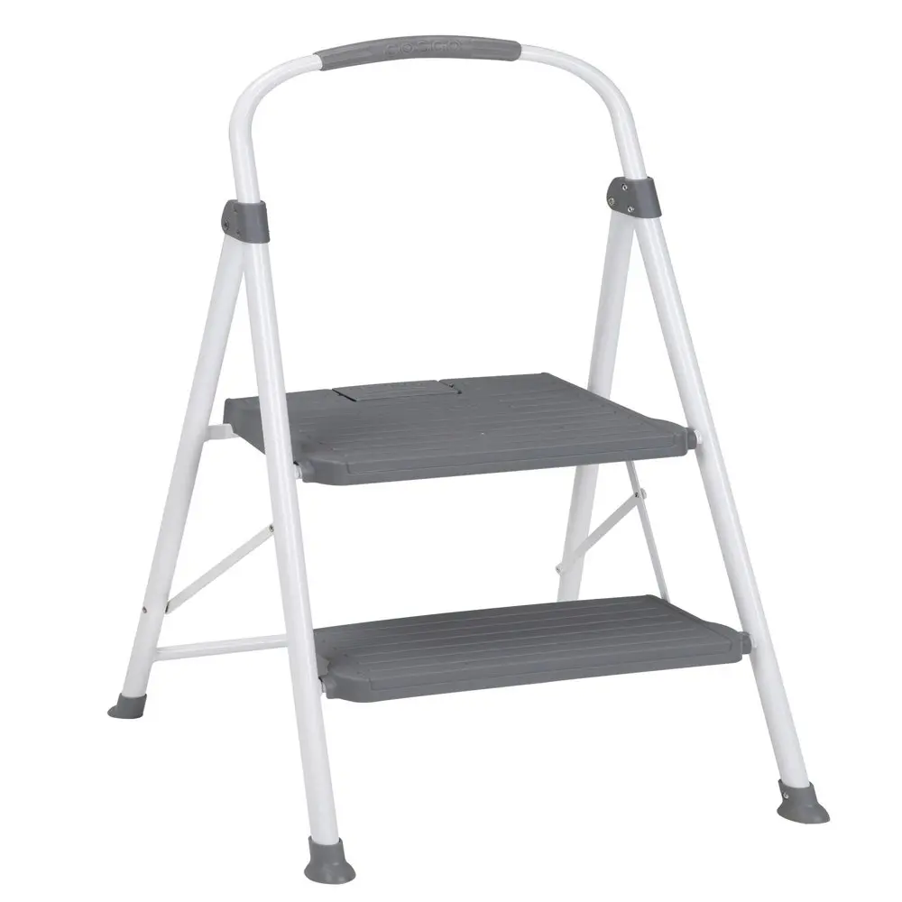 

POPTOP 2-Step Connection Folding Step Stool with Large Resin Steps, Max Reach 8ft 1in fast shipping