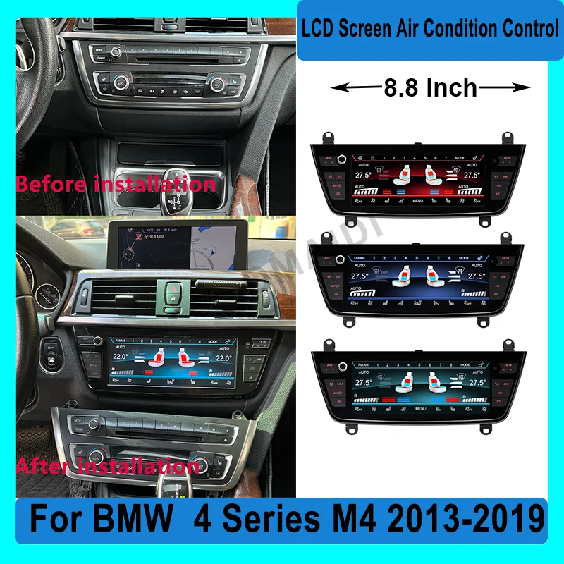 ЖК-экран для кондиционирования BMW 4 серии F32 F33 F36 M3 F80 M4 F82 F83 2013-2019 голосовая панель
