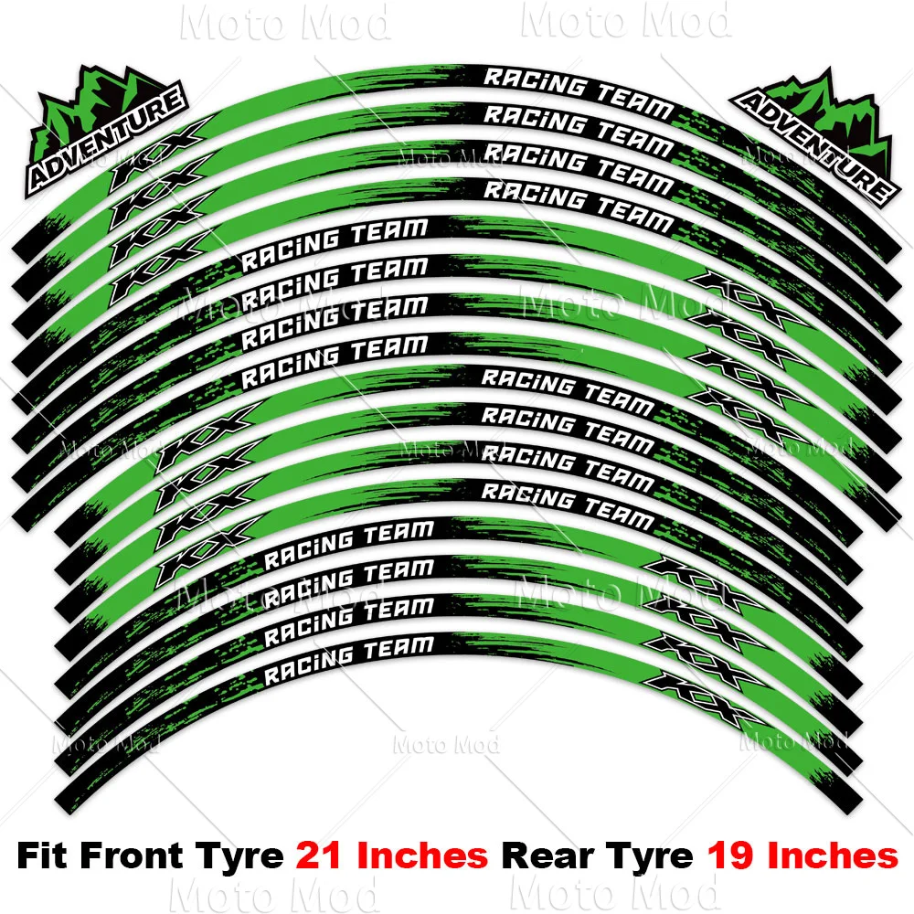 

Светоотражающая наклейка на колесо для kawasaki KX 250 450 500 125 250X 450X KX250F KX450F 50 лет