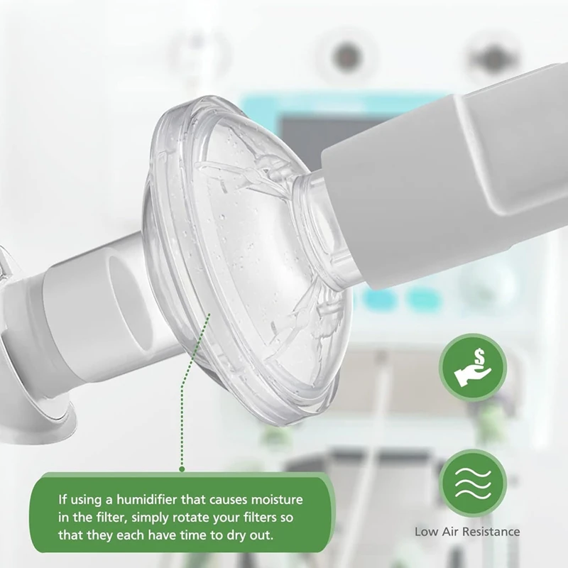 Универсальный линейный фильтр для машин CPAP и Bipap Dreamstation трубок диаметром 22 мм 9