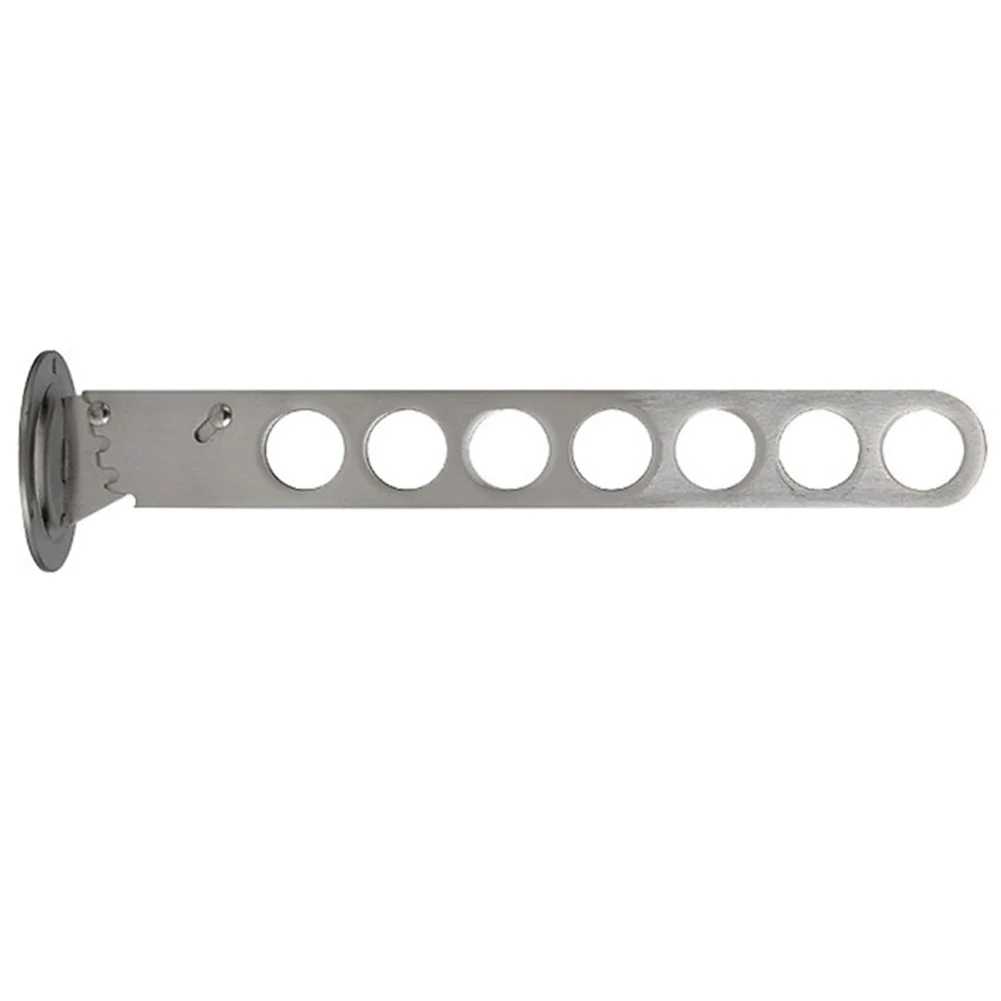 

Sturdy Stainless Steel Clothes Hanger, Wall Mounted Holder Rack, Space Saving Design, Holds Various Clothing Items