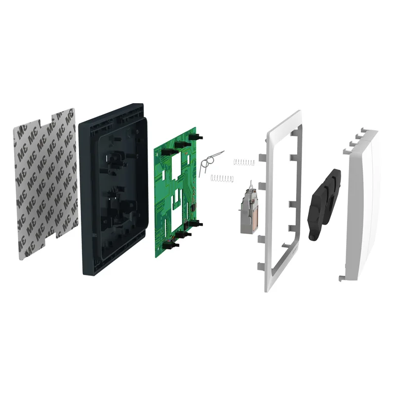 Комплект смарт-выключателя Linptech K4RW2 4-канальный беспроводной Радиочастотный