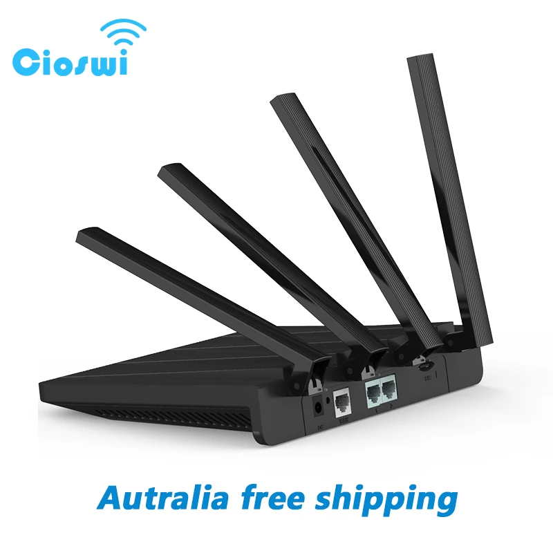 

Cioswi 4G LTE Router 300Mbps CPE WiFi Built-in NL668-EAU Modem 2*LAN Sim Card 5dBi External High Gain Antennas WI-FI Hotspot