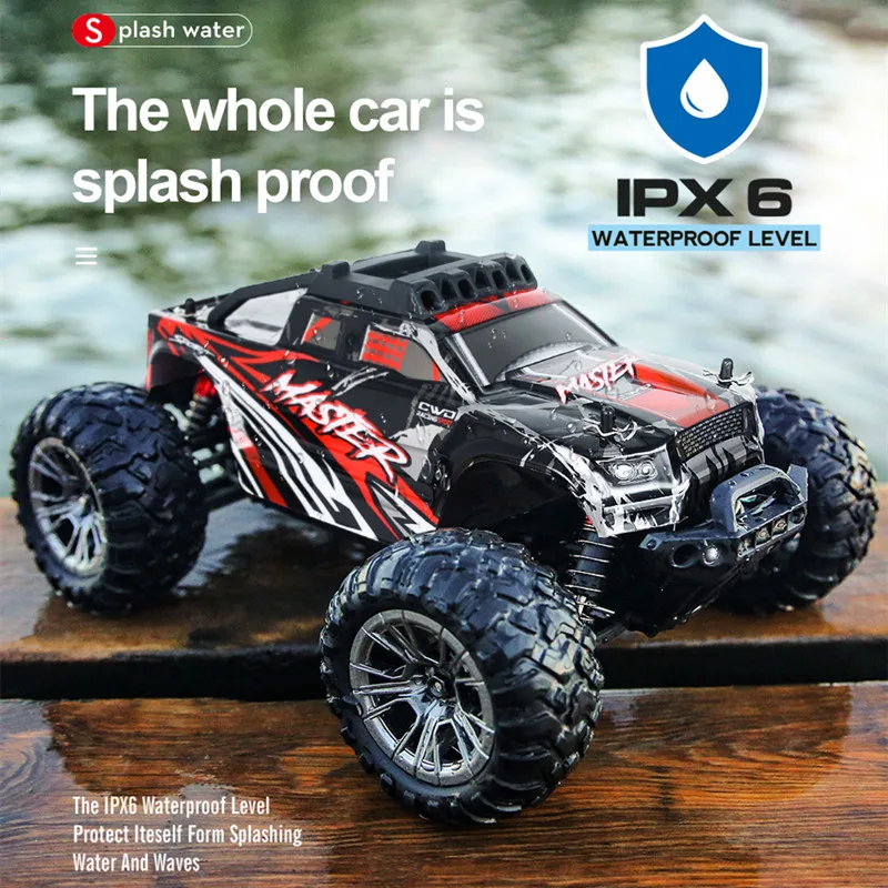 

KF11 High Speed Car 2.4GHz Remote Control Four Wheel Drive Vehicle High Bounce Shock Absorbing Buggy 1:16 Model Waterproof Toys