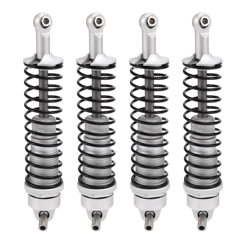 

-4Pcs Metal Shock Absorber Damper For Axial SCX6 Jeep JLU Wrangler AXI05000 1/6 RC Crawler Car Upgrades Parts
