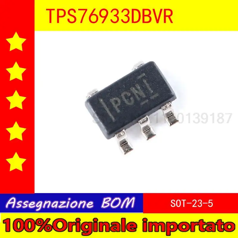 

100% Оригинальный импортный новый оригинальный чип TPS76933DBVR SOT - 23-5 стабилизатор низкого давления (они)