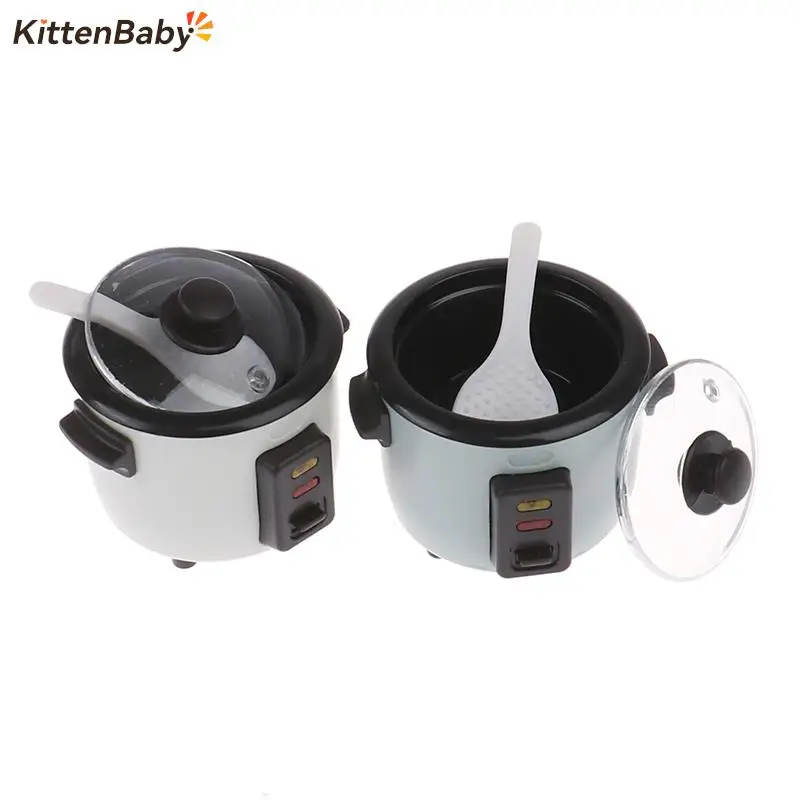 

1Pc 1/12 Scale Miniature Dollhouse Rice Cooker Modle Pretend Play Simulation Kitchen Appliance Accessories Toy