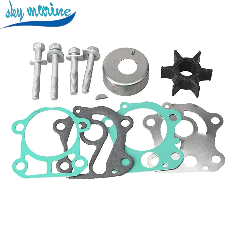 Комплект крыльчатки водяного насоса 6H3-W0078 с корпусом для Yamaha 2-тактный подвесной