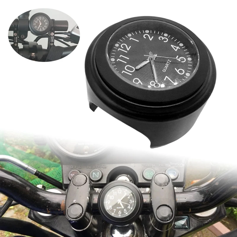 

For Scooter Bicycle Motor ATV 7/8" Universal Motorcycle Handlebar Watch Bike Hand Grip Bar Mount Dial Clock Watch Waterproof