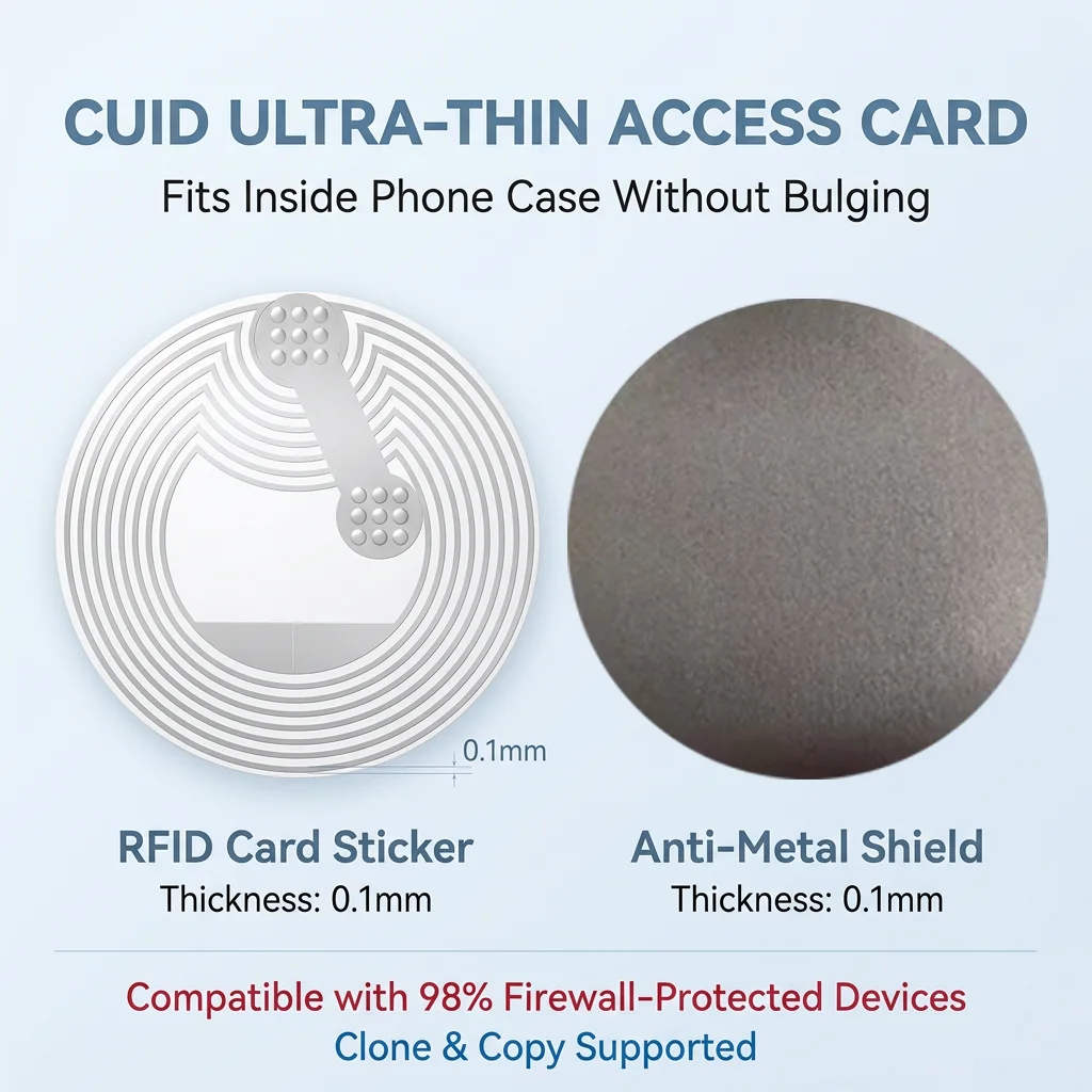 Фото RFID-метка CUID Magic Gen2, блок 0, перезаписываемый UID, клонирование карт M1, 13,56 МГц, NFC-наклейка с защитой от металла, совместима с приложением MCT №2