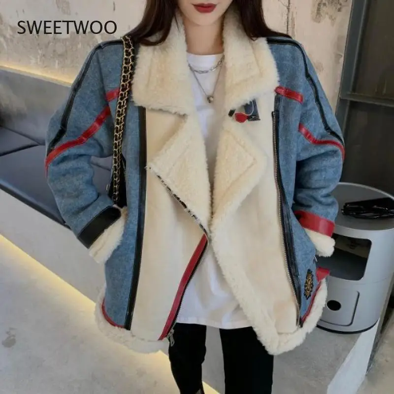 Coats Jackets Women Faux Fur Teddy Outerwear Female Overcoat Bomber Jacket Winter Coat Fashion Vintage Suit Harajuku Gothic 2022