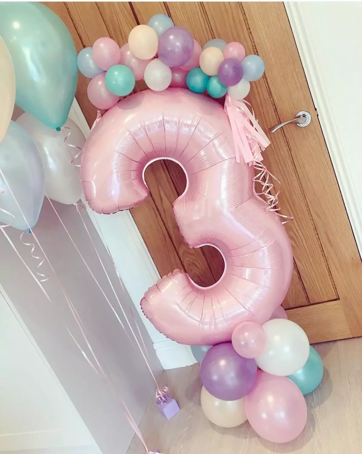 

Inch Macaron Blue Pink Foil Number Balloons 0 1 2 3 4 5 6 7 8 9 Birthday Party Baby Shower Wedding Decoration Festival Ballon