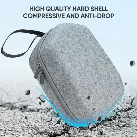 Жесткий чехол для Meta Quest 3/3S/Quest 2/PICO4/Vision Pro, официальный ремешок, аксессуары для игровой гарнитуры VR