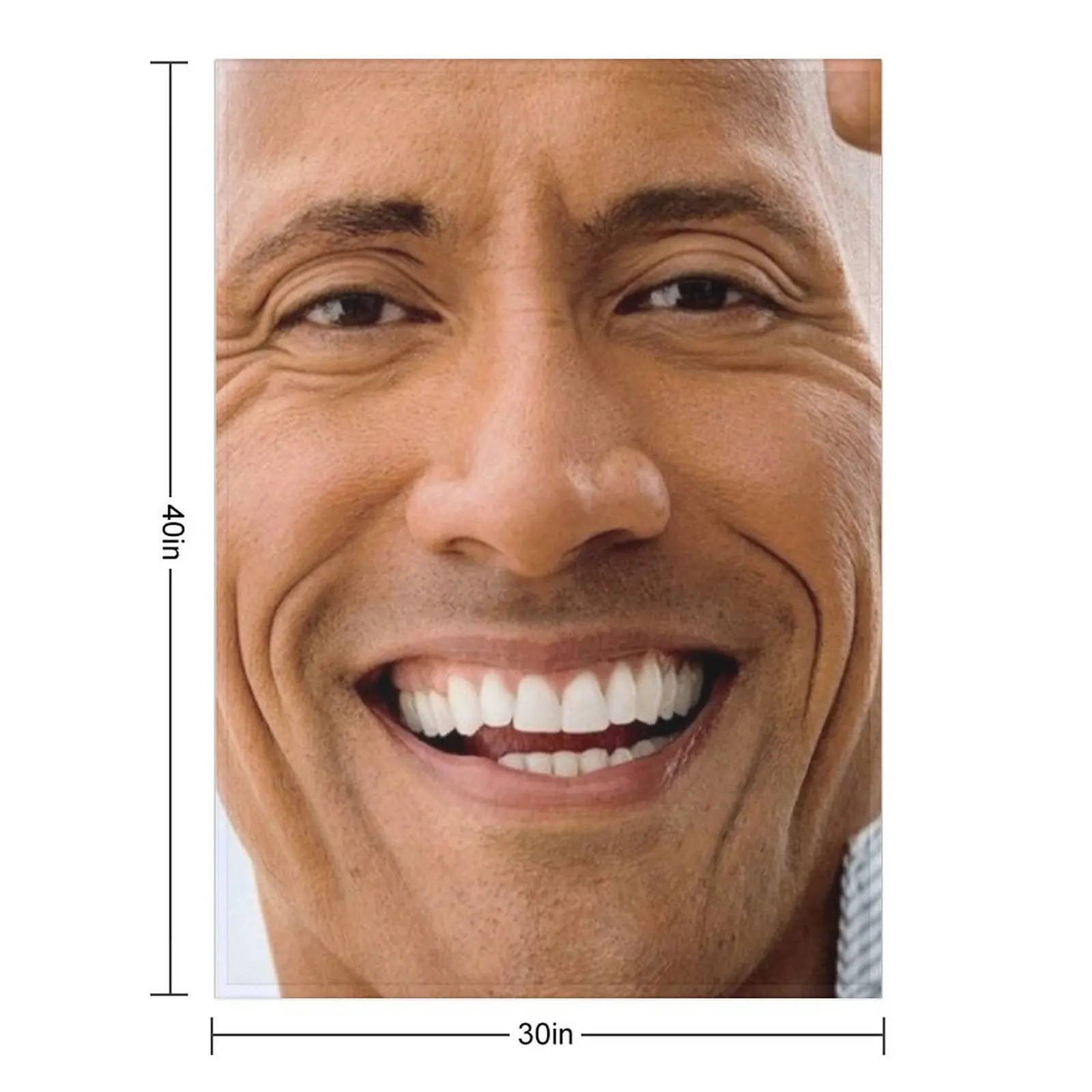 Фото Плед Dwayne Johnson, роскошный, большой, мягкий, для кровати, одеяло-плед №2