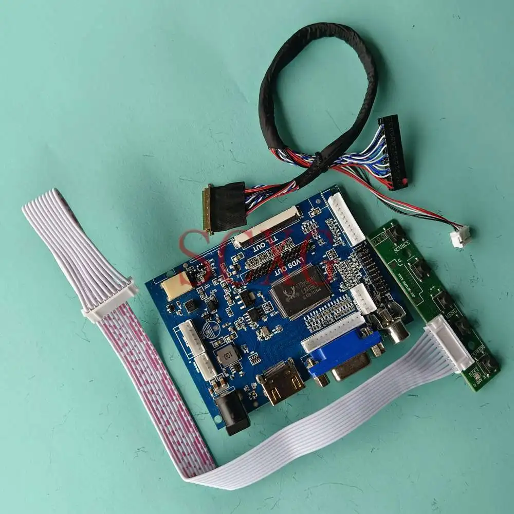 

Fit LP173WD1-TLF1 LCD Monitor Controller Board 17.3" Laptops Panel 40 Pin LVDS Kit DIY VGA+AV+HDMI-Compatible 1600*900