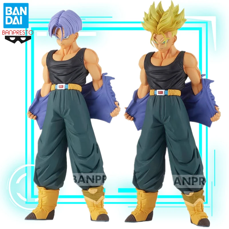 

In Stock BANDAI Banpresto SOLID EDGE WORKS Dragon Ball Z Trunks Anime Figure Action Figurine Collectible Model Doll Toy Gift