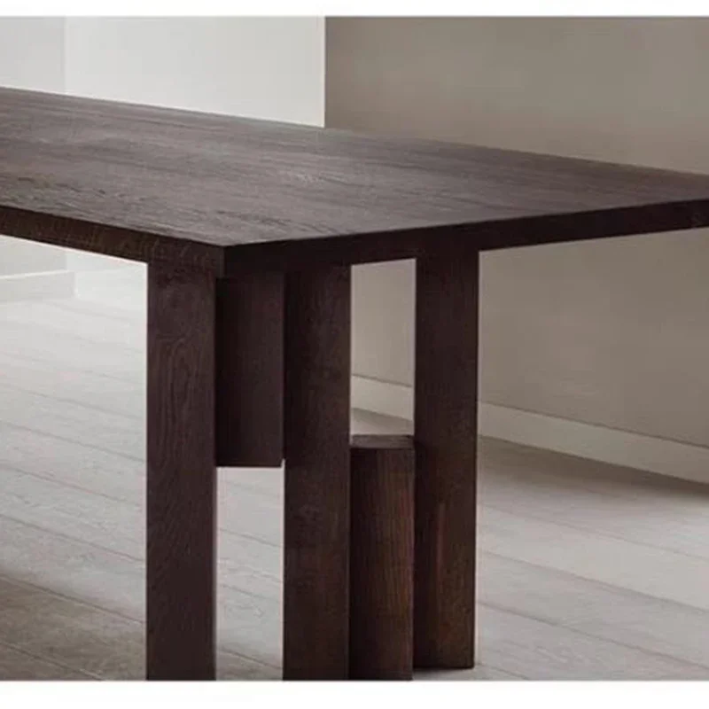 Деревянные обеденные столы в итальянском стиле для гостиной современные