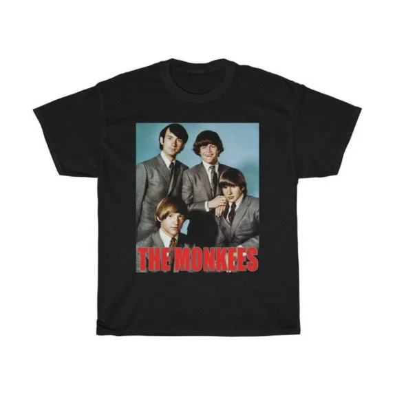 Новая футболка Monkees. Новинка, цветная популярная хлопковая новая рубашка
