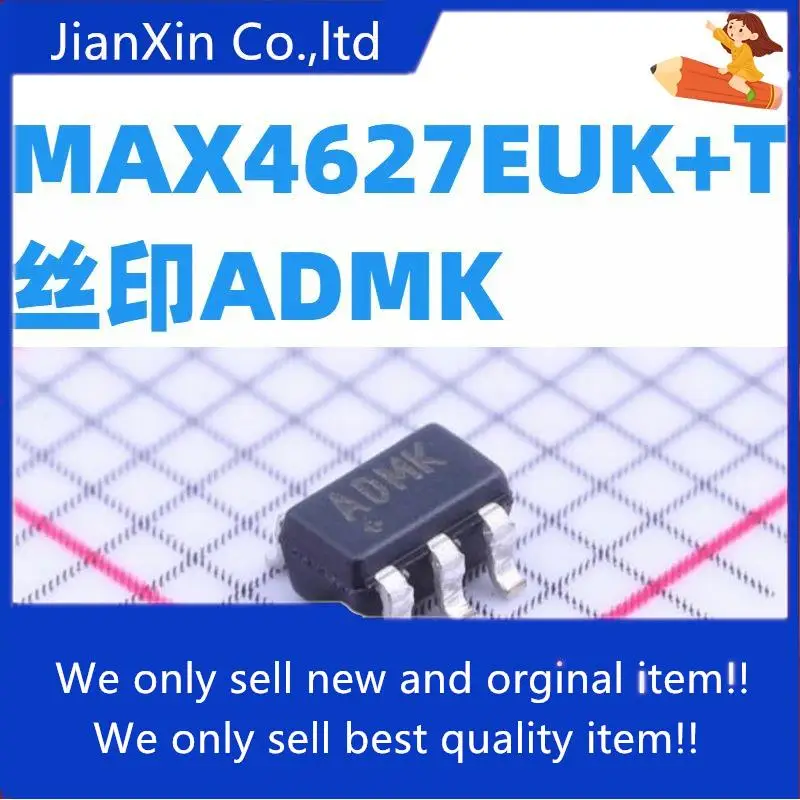 

10pcs 100% orginal new MAX4627EUK+T Silkscreen ADMK SOT23-5 Analog Switch Integrated Circuit IC