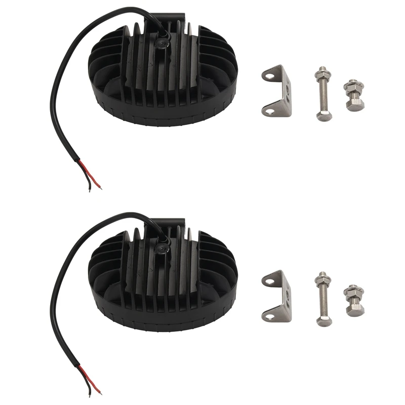 

2X Forklift Safety LED Light 5.5 Inch 8W LED Warning Lamp Warehouse Pedestrian Spotlight Driving Work Lights(Blue )