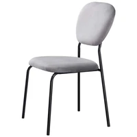 flannelette dining chair modern simple household nordic light luxury chairs can be stacked iron restaurant %d1%81%d1%82%d1%83%d0%bb%d1%8c%d1%8f %d0%b4%d0%bb%d1%8f %d0%ba%d1%83%d1%85%d0%bd%d0%b8