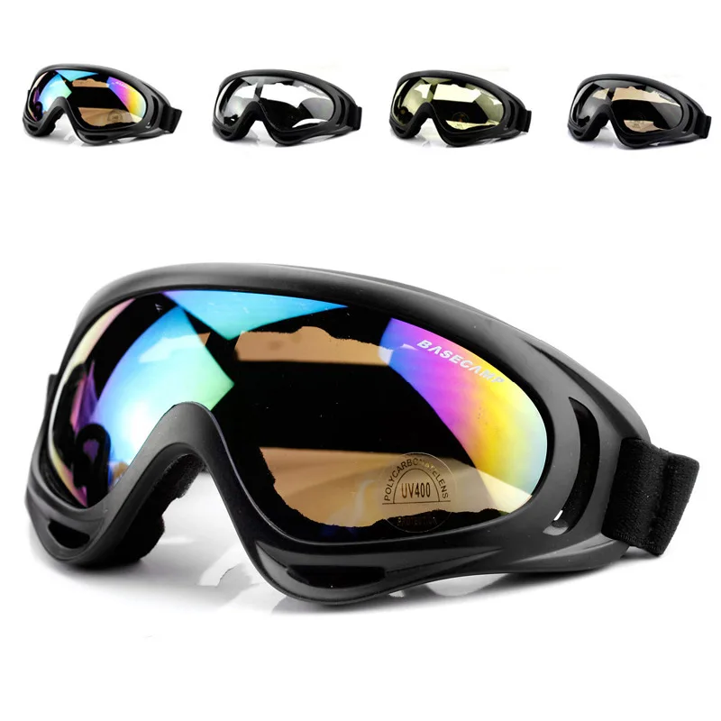 Outdoor goggles for riding motorcycles X400 anti-sand fans tactical equipment ski glasses