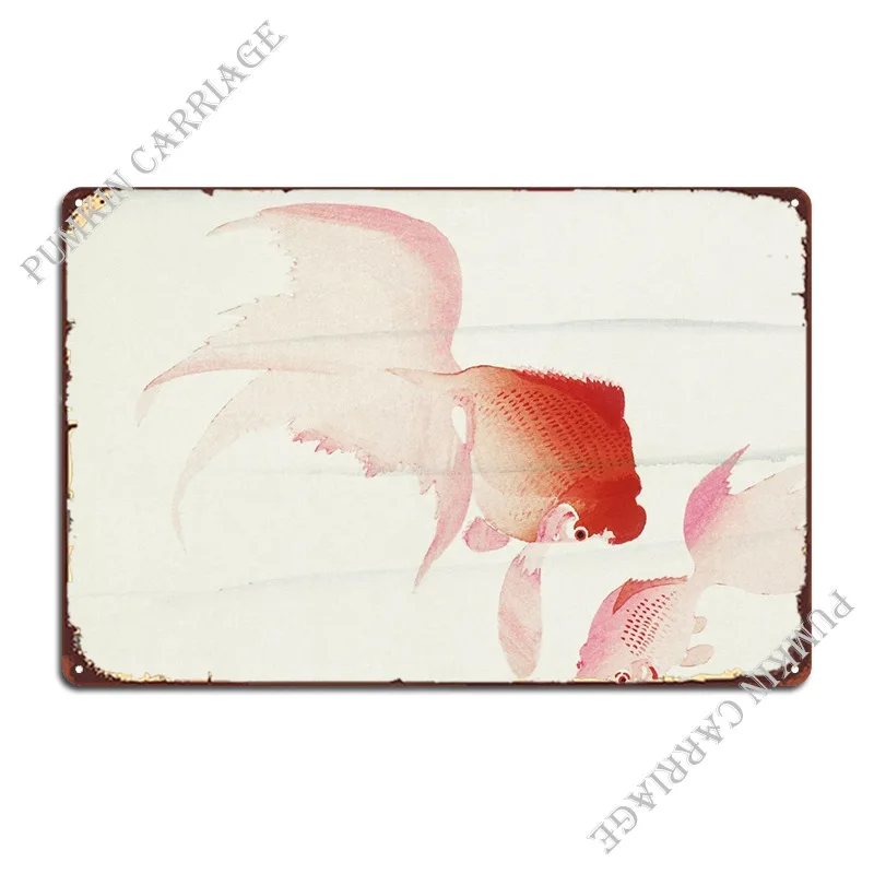 

Gold Fish 1900 1936 By Oh Metal Plaque Pub Customize Designing Sign Tin Sign Poster
