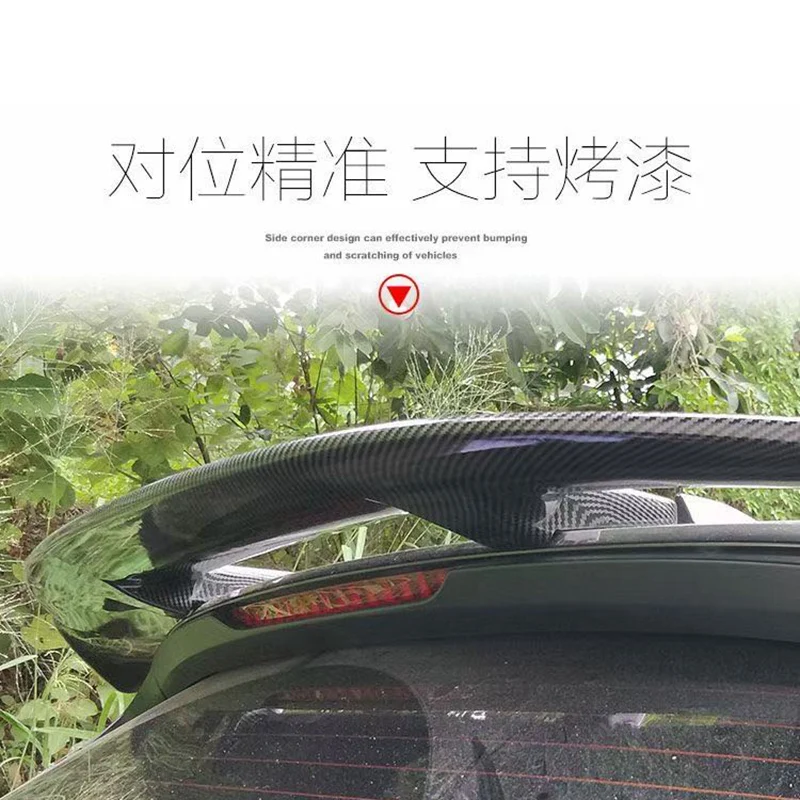 

Для Mazda 2 спойлер спортивный ABS пластик углеродное волокно вид задний багажник крыло автомобиля кузов комплект аксессуары