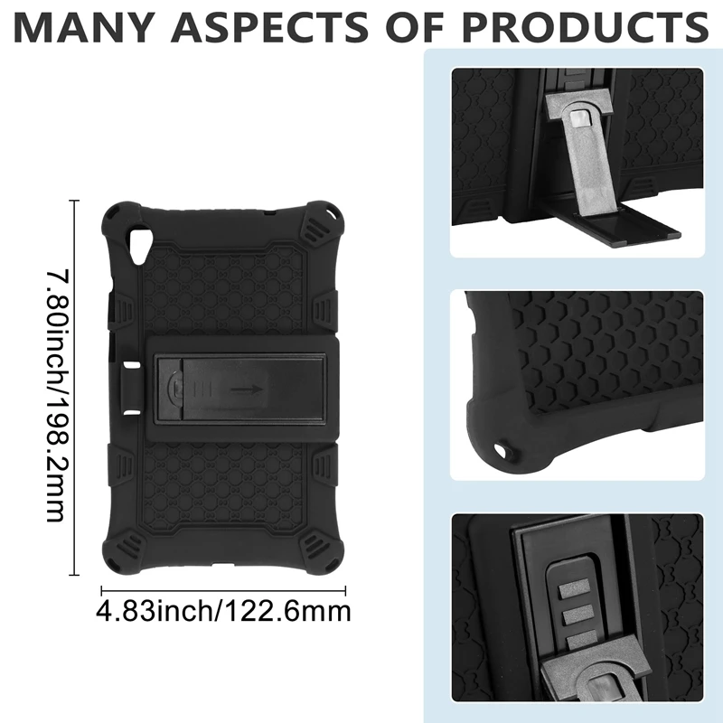 Силиконовый чехол для планшета Lenovo Tab M8 FHD TB-8705F/N HD TB-8505X/F 8 дюймов 8705 с ручкой