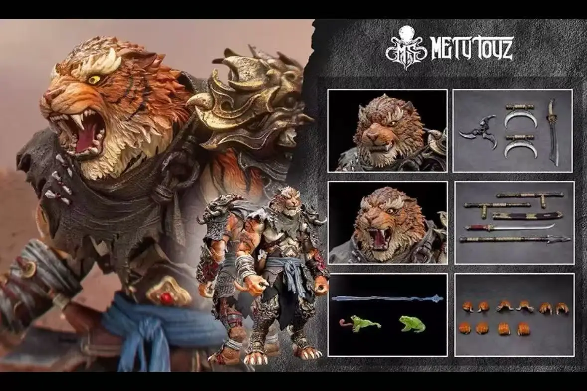 Фото В наличии: Коллекционная модель фигурки Mety Toyz Adventurer Series Tiger Vanguard Jinshan County, масштаб 1/10 №1