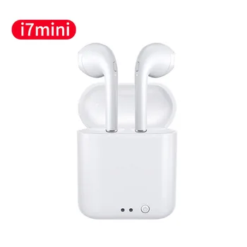 Mini auriculares inalámbricos con Bluetooth 5,0, dispositivo de audio TWS con caja de carga, impermeable, Control de volumen, para deportes 1