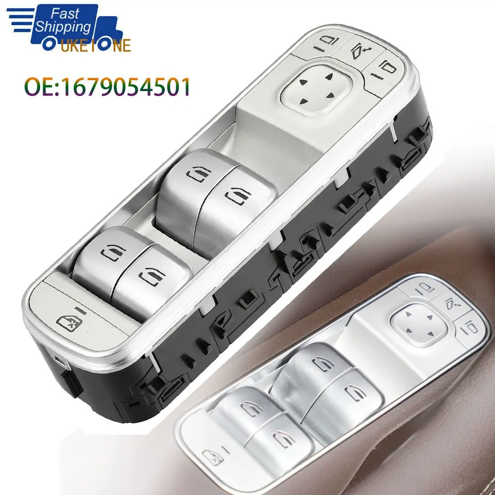 

Electric Power Master Window Switch Control Lifter Button A1679054501 For Mercedes Benz GLS GLE W167 2019 - 2021 Car Accessories