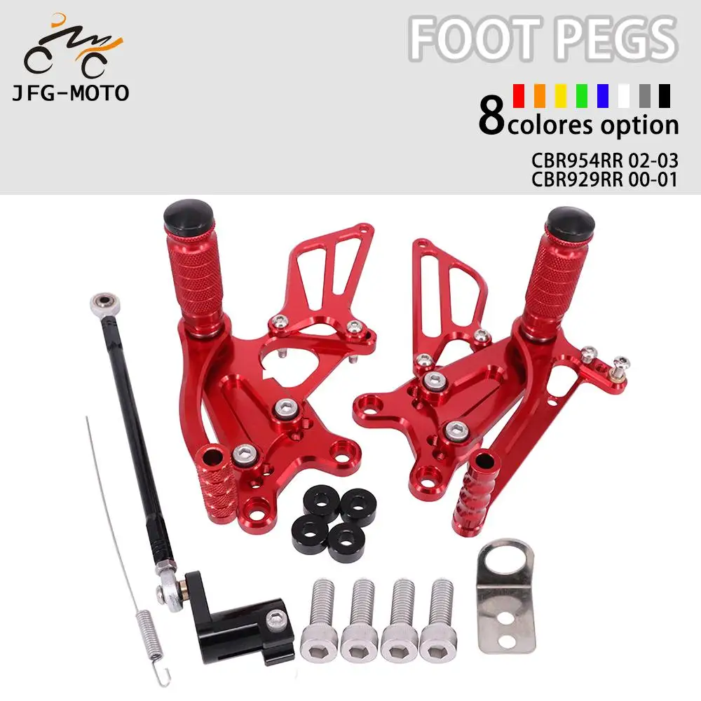 

Для Honda CBR 929 954 RR 929RR 954RR CBR929RR CBR954RR аксессуары для мотоциклов регулируемые колышки для ног