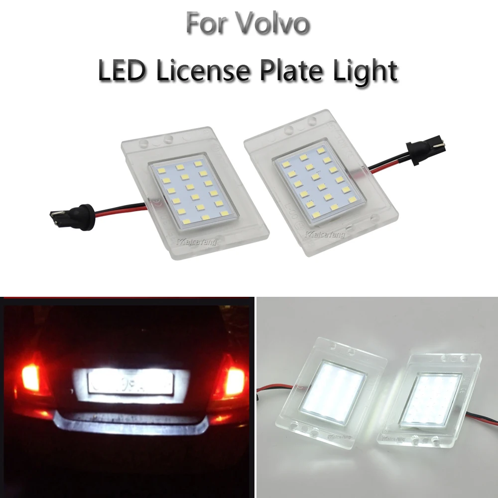 

For Volvo V70 XC 1997-2000 Volvo 850 855 1991-1997 Error Free Canbus LED License Plate Number Light Lamp Car Accessories