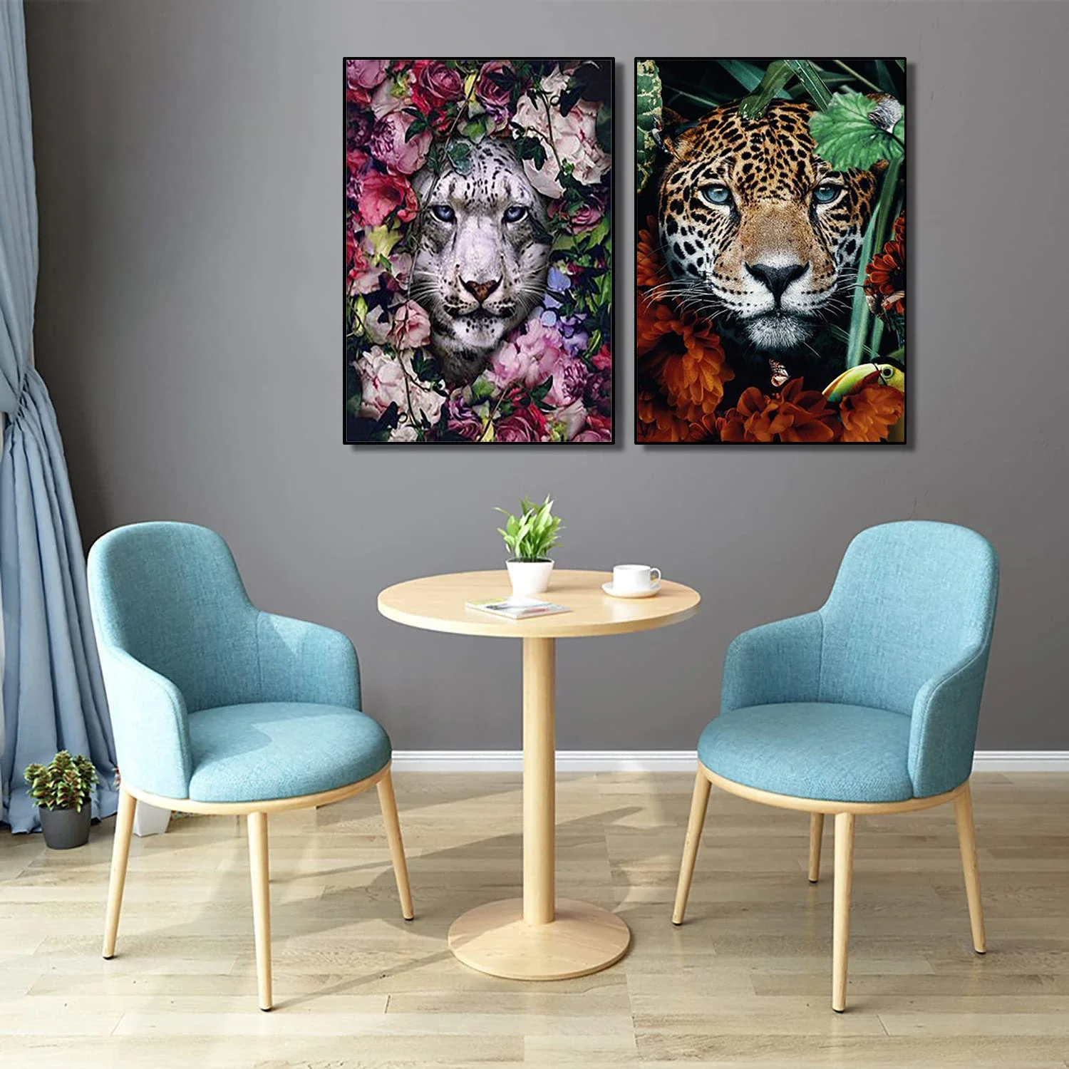 5D Комплект Алмазной Живописи Голова Животного Сцена Джунглей Veronika Сделай Сам