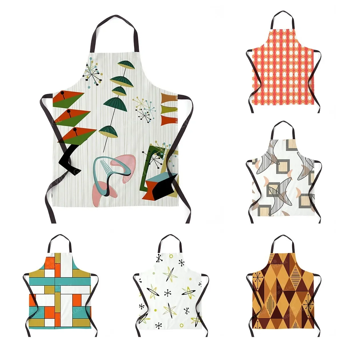 Женский кухонный фартук оригинальный Детский водонепроницаемый для работы