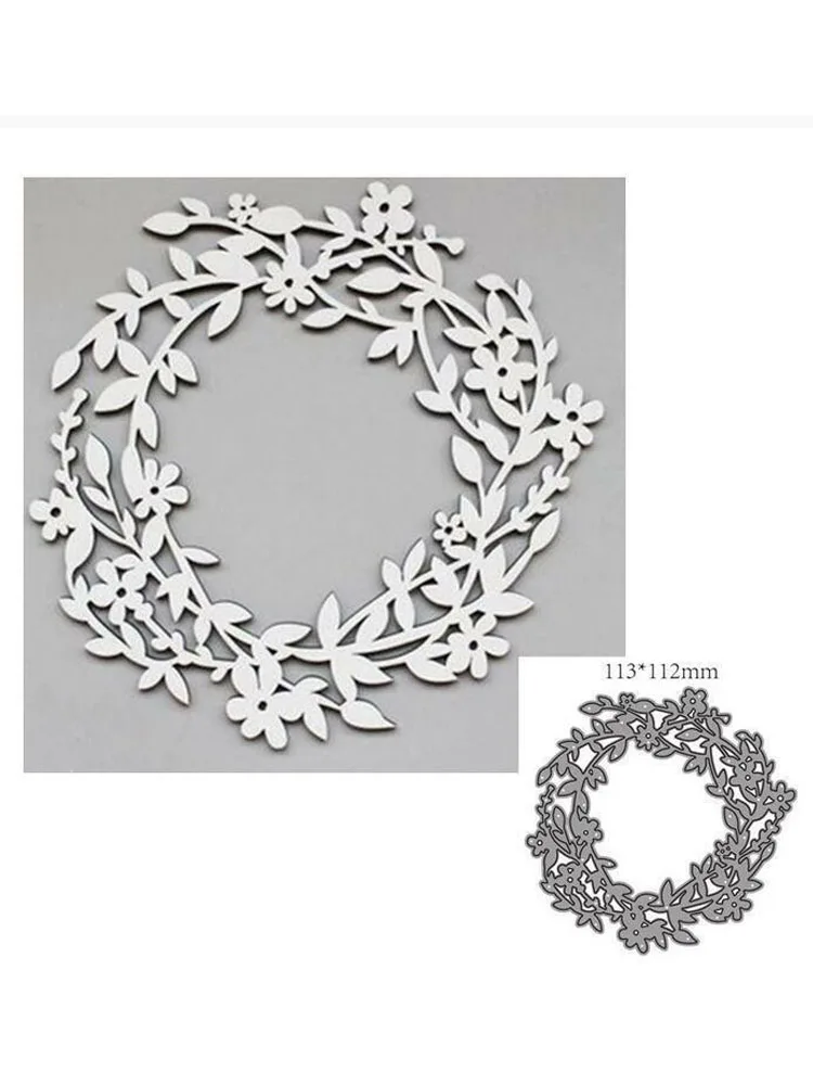 Металлические пресс-формы для рукоделия форма вырезания новые цветы венок