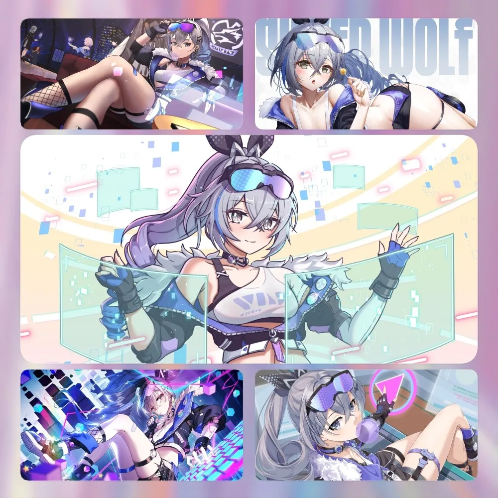 

Honkai Star Rail Silver Wolf Mousepad , Gamer Desk Pad, Large Keyboard Pad, XXL Computer Accessories, Floor Mat, Room Decor Art