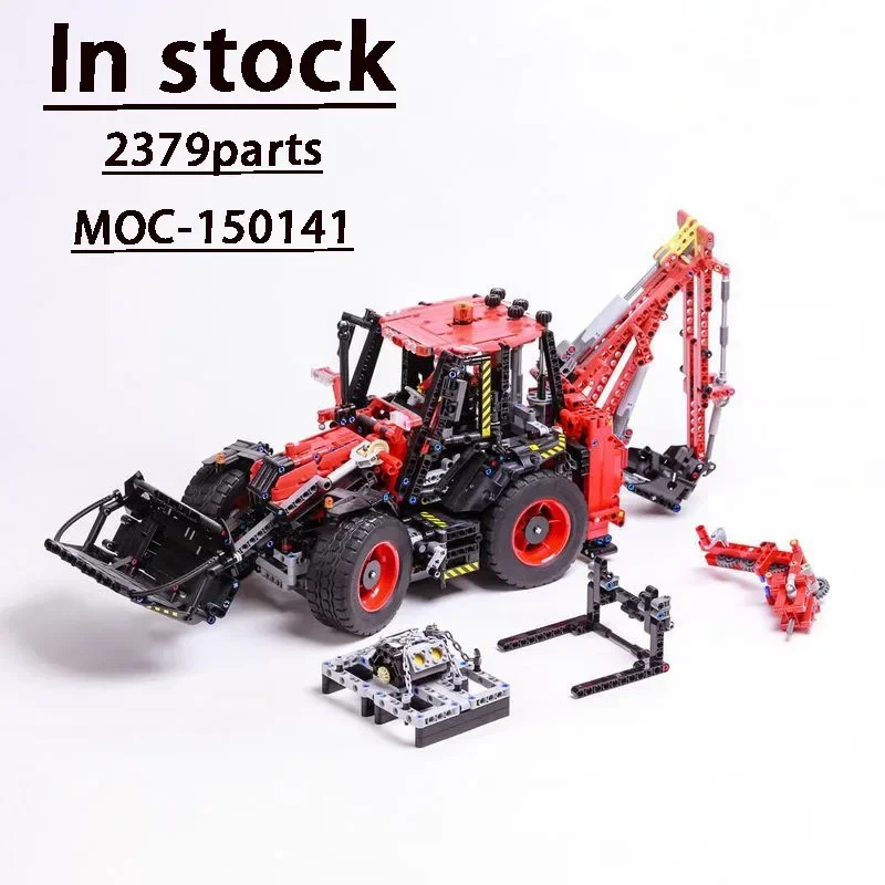 MOC- 150141 Экскаватор-погрузчик Rough Terrain C Тип Сборка Cityexcavator Строительный блок