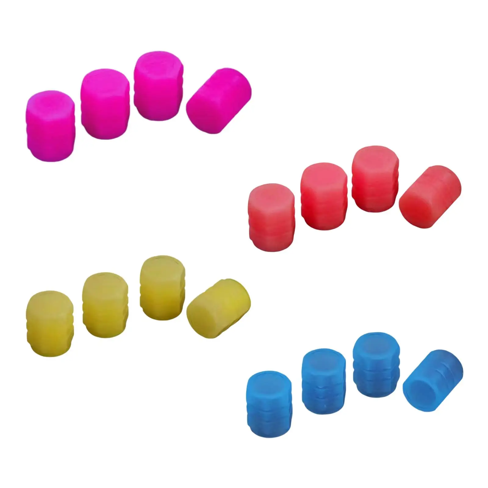 

4 шт., светящиеся аксессуары для шин