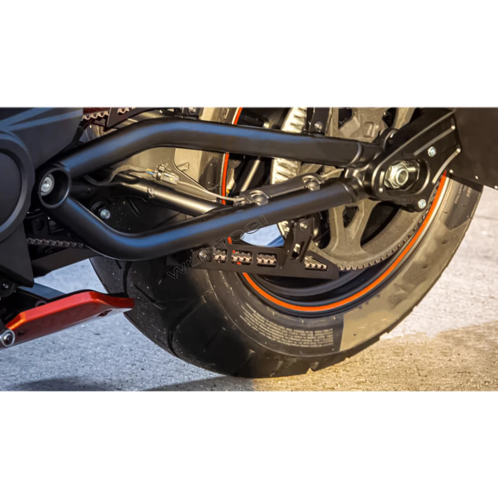 Фото Аксессуары RH1250, защитный чехол для цепи для Sportster S 1250 RH1250S 2021 2022, направляющая для мотоцикла, защитная крышка для колес №3