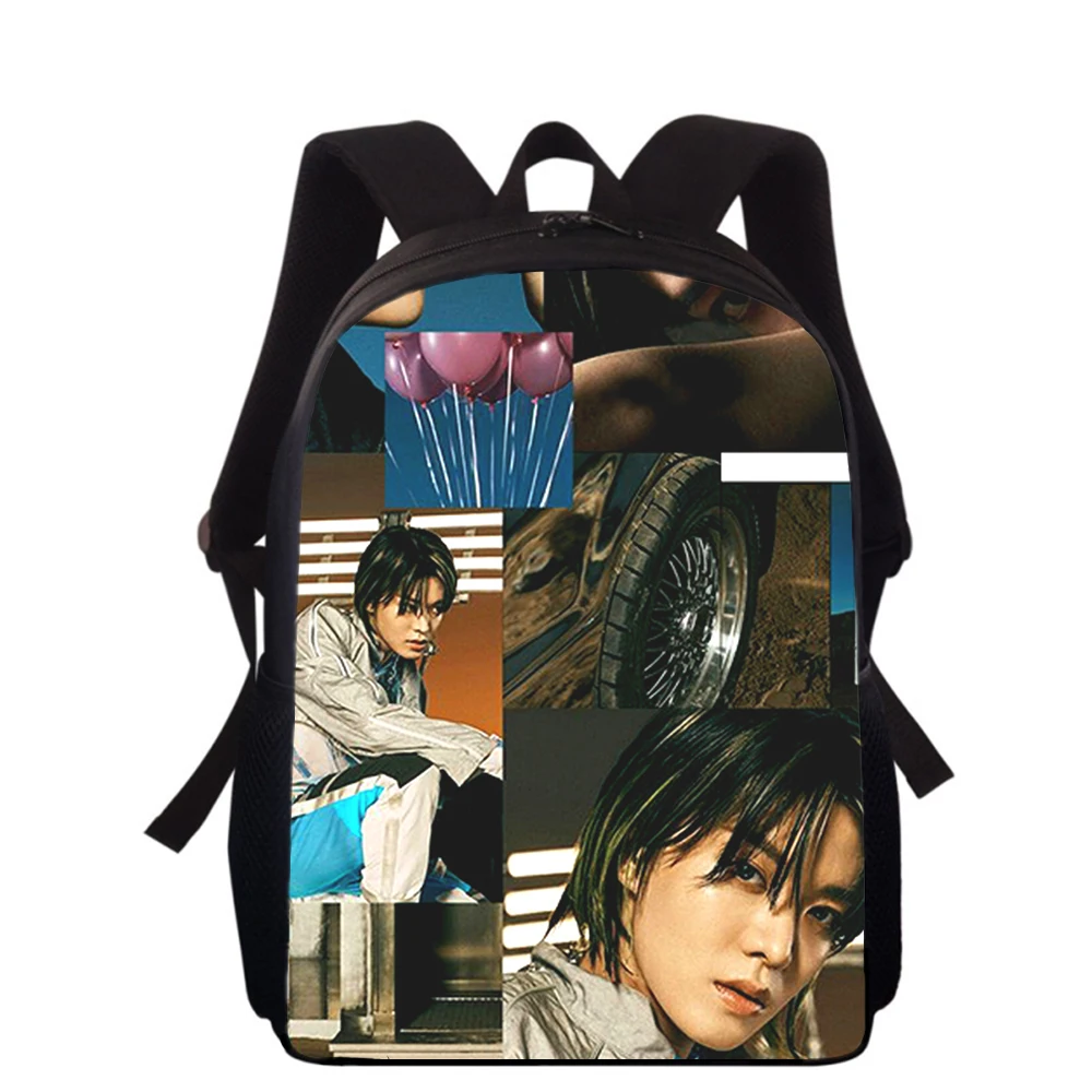 NCT Nakamoto Yuta 15” 3D Print Kids Backpack Primary School Bags for Boys Girls Back Pack Students School Book Bags