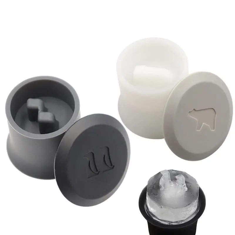 

Polar Bear Ice Cube Mold 3D Silicone Ice Cube Mold On Ice Bergs Design Durable Ice Cube Tray DIY Ice Molds For Fridge