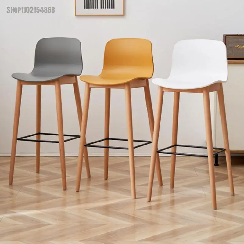 Скандинавский стиль подголовник для дома высокий стул кафе современный
