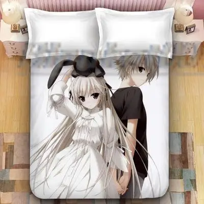 Комплект постельного белья ACG Moeyu с пододеяльником Yosuga No Sora пододеяльник Otaku аниме