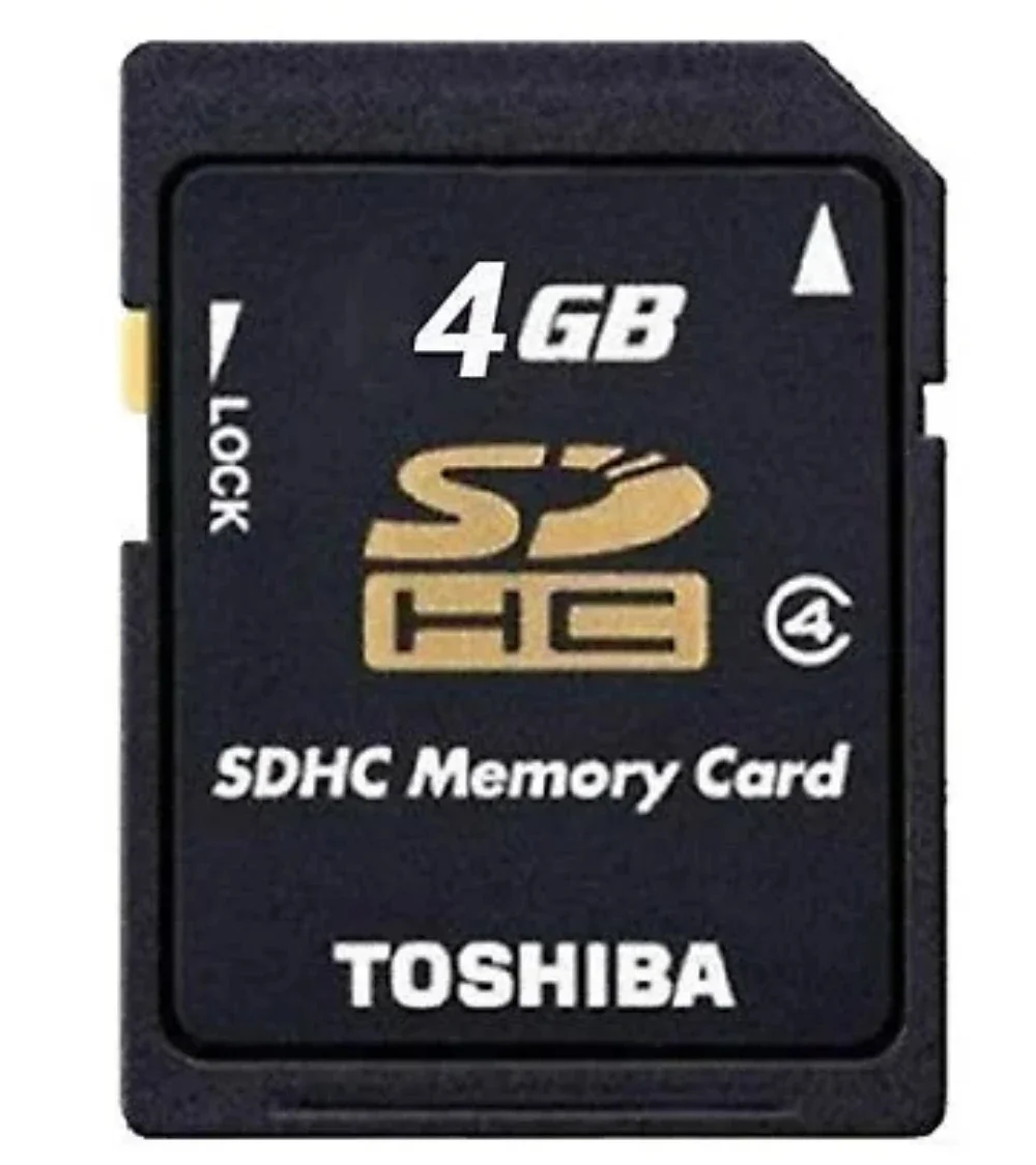 Фото Карта памяти Toshiba SDHC 4 ГБ, класс 4, C4 P-SDHC4G4, оригинальная высокоскоростная SD-карта для цифровых камер №5