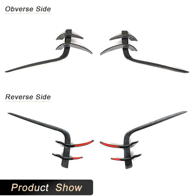 Передний бампер из углеродного волокна для Audi A5 Sline S5 B9 2017-2019 подсвечник