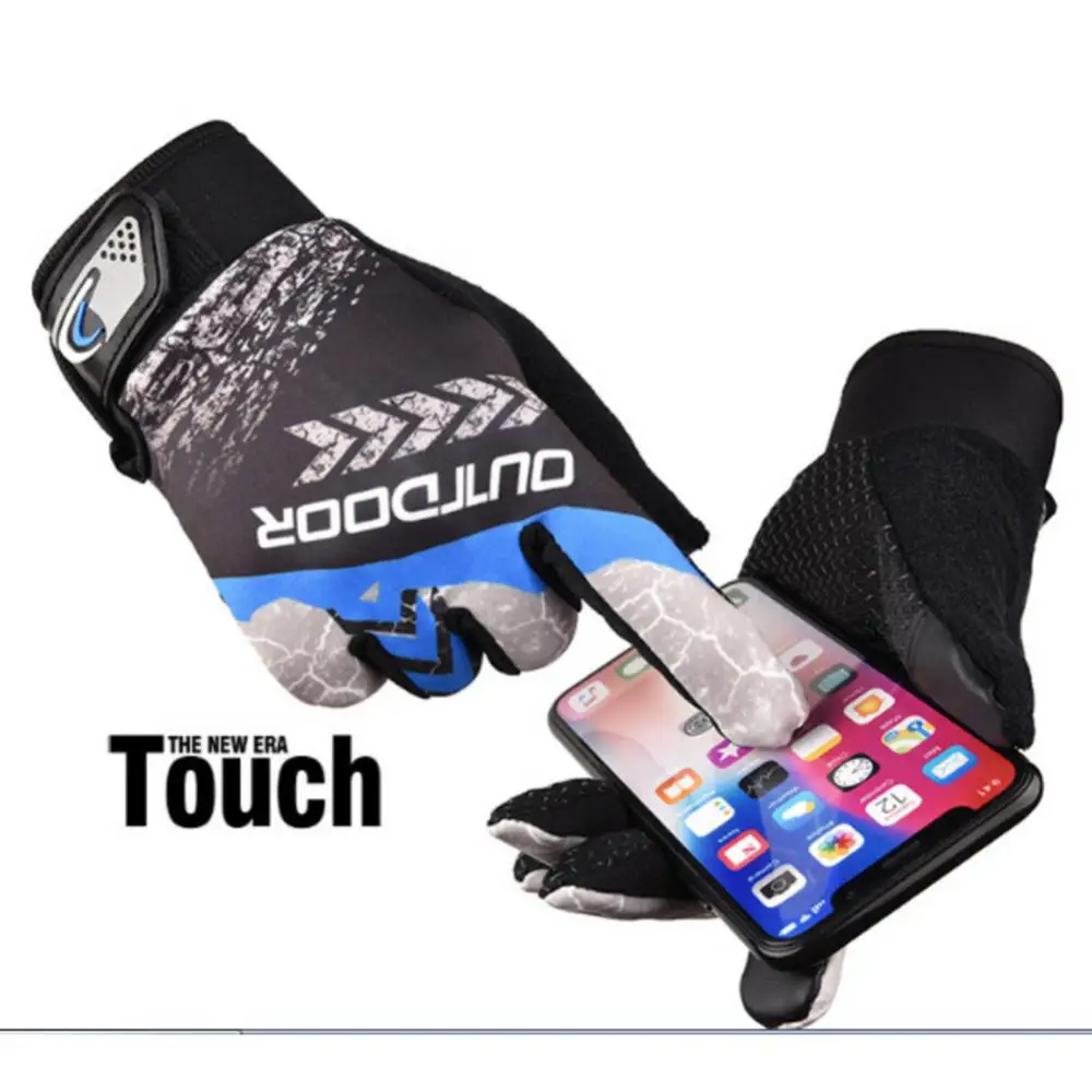 

Unisex Touchscreen Cycling Gloves Winter Thermal Bicycle Ski Outdoor Camping Hiking Motorcycle Gloves Sports Full Finger Gloves