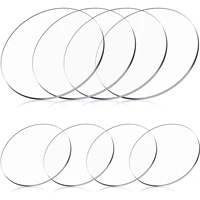 503015pcs clear acrylic circle disc 12mm for painting round acrylic sheet blanks ornaments for diy art craft engraving