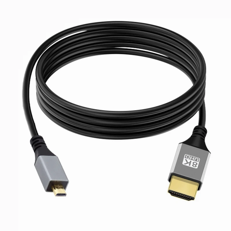 Кабель HDTV Micro HDMI 2.1 Ultra Thin 8K 4K Hyper Super